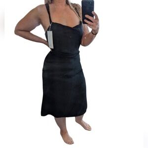 J. Crew Cross Back Silk Special Occasions and Parties Midi Dress Size 6